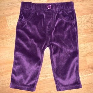 SOLD Purple Velvet 12 month Pants! 💜💜💜